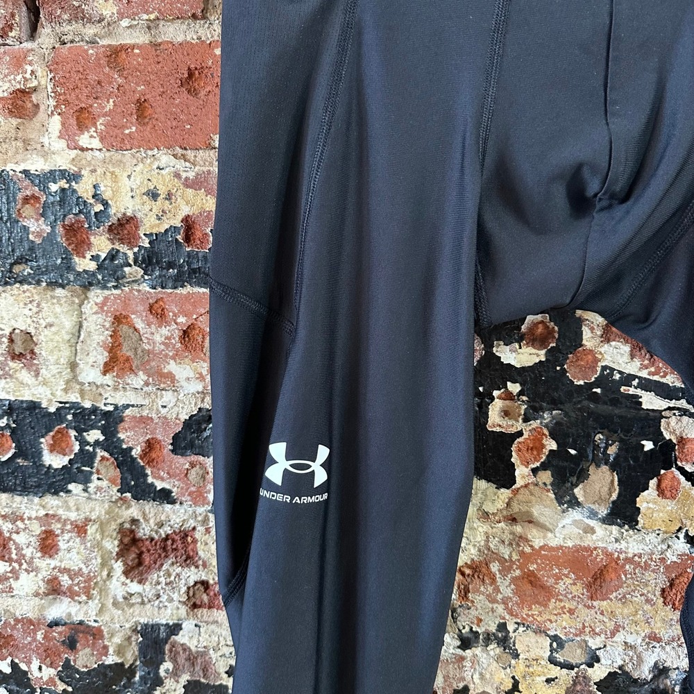 Under Armour Mens Large Black Pants Base Layer Compression - Picture 2 of 11